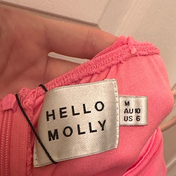 NWT Hello Molly Ruched Body Con Dress - Picture 4 of 6